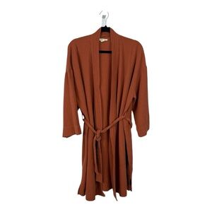 Madewell Rust Kimono Robe – Women’s XL | Lightweight Lounge & Layering Robe